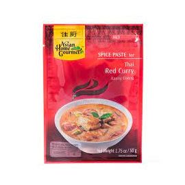 AHG THAI RED CURRY PASTE PK 50G - 佳厨泰国红咖喱酱料