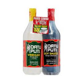DATU PUTI SOY & VINEGAR VALUE PACK 2X1L - 菲律宾酱油和醋（组合包）