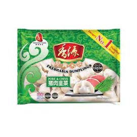 FRESHASIA DUMPLING - PORK & CHIVE 400G - 香源猪肉韭菜水饺