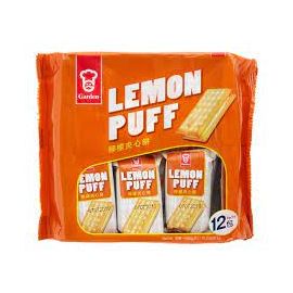 Garden Lemon Puff Tray Pack Biscuits - 嘉顿柠檬夹心饼