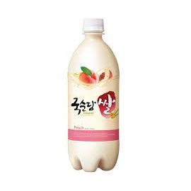 KSD KOREAN RICE WINE - PEACH 3%ALC  750ML - 韩国米酒（桃子）