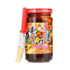MASTER BBQ SAUCE W/BRUSH 240G - 状元烤肉酱