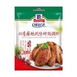 MC SZECHUAN MALA FLAVOUR ROASTED WING SEASONING 35G - 味好美川香麻辣风味鸡翅调料