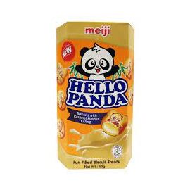 Meiji Hello Panda - Ceramel - 明治焦糖味熊猫饼