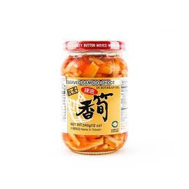 MS Preserved Bamboo Shoots 340g - 状元辣油香筍