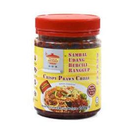TG CRISPY PRAWN/CHILLIES 240G - 田师傅香脆虾米辣椒