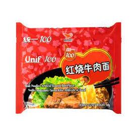 UNI Ins Noodle Roasted Beef 108g - 统一红烧牛肉面(包装)
