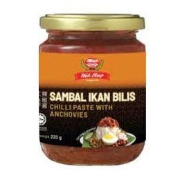 Woh Hup Sambal Ikan Bili Sauce 220g - 江鱼仔辣椒酱