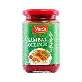 YEOS SAMBAL OELECK SAUCE 250ML - 杨协成叁峇辣椒酱